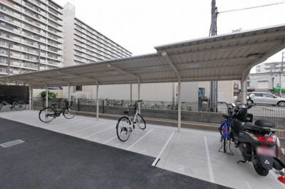 【その他共用部分】 | クレアグレイス新森古市 | 駐輪場です