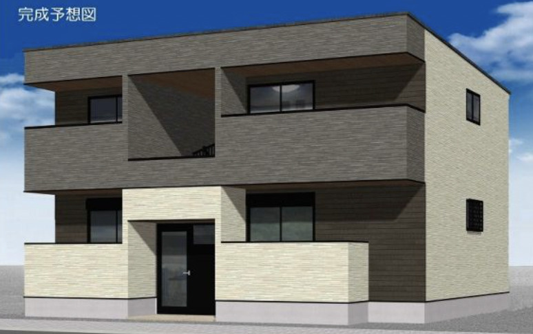 マーベラスコートVI番館の外観パース