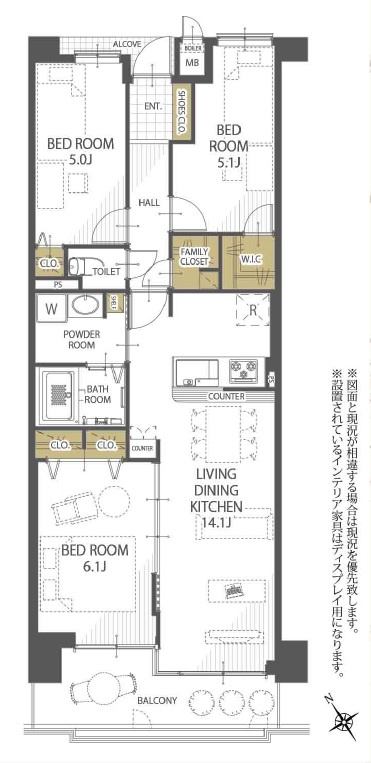 サンヴェール舞子二番館の間取り|間取図