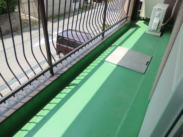 メゾンむつなのバルコニー