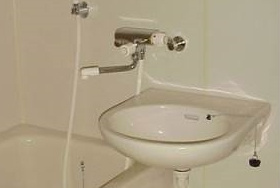 ハイツ柿田の洗面所