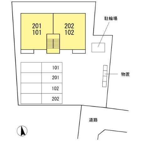 ベルジュシンメイの区画図
