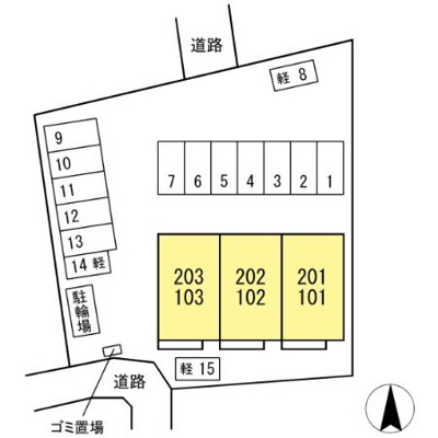 【区画図】 | シエンヌ2