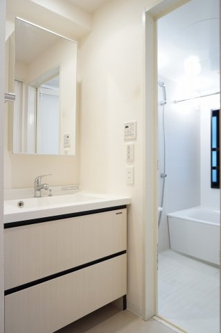 新品家具付きマンション下川端町16(KaGood福岡)の洗面所|使いやすい洗面所です