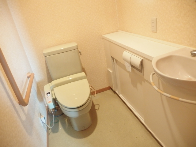 竜美西一戸建のトイレ