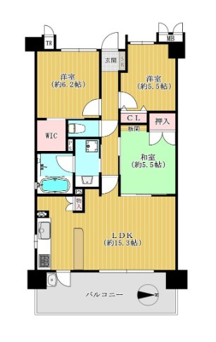 ブランズ萱島の間取り|間取り図はいかがですか？ご希望を叶える間取りですか？リビングの広さは？水回りの位置は？カウンターキッチン？など色々な情報が集約されています。弊社ではリフォームなどのご相談も承っております。
