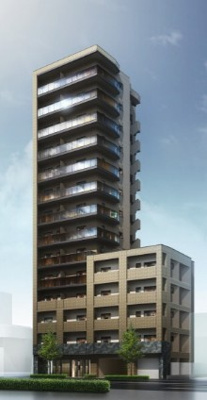 【外観パース】 | ラグゼナ北千住Ⅱ | 外観パースです。