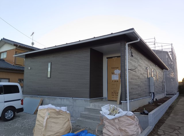 筑西市井上　第1　1号棟の外観|おしゃれな平家な外観です