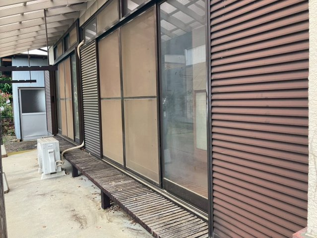 川内町2丁目たかのす団地内戸建のバルコニー