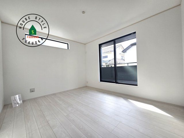 福岡市東区美和台5丁目第1-2棟(A号棟)の内観：施工例|主寝室には収納力に優れたクローゼットがありますので、お部屋もすっきり片付きます。