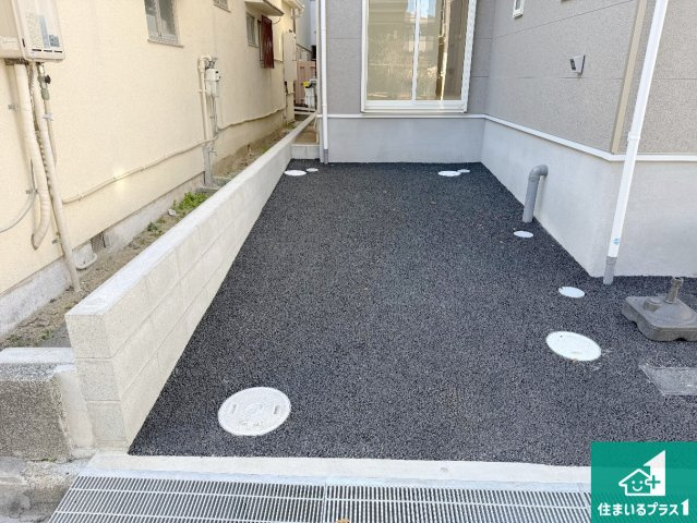 高槻市竹の内町　第4期　新築一戸建ての駐車場|駐車スペース！散水栓があるので、こまめに愛車を洗えます！