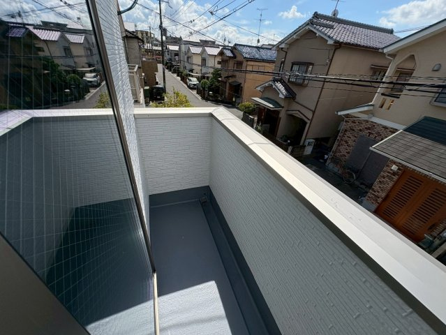 宇治市小倉町南浦71-66のバルコニー