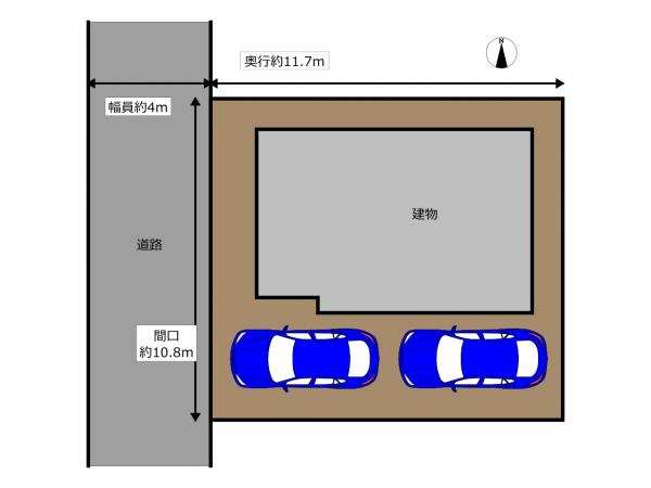 西条市大町326-14　中古住宅の区画図