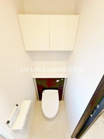 小平市学園東町３丁目のアパートのトイレ