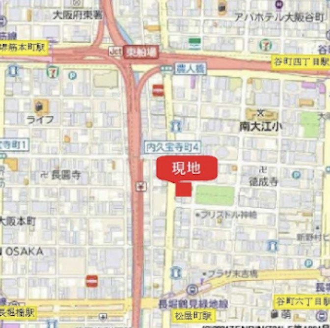 アプリーレ松屋町の地図