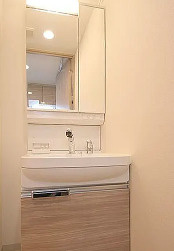 プレサンス北浜レガーロの独立洗面台