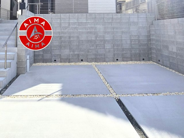 福岡市東区美和台5丁目第1-2棟(B号棟)の庭|お庭で自由な時間を過ごせます。