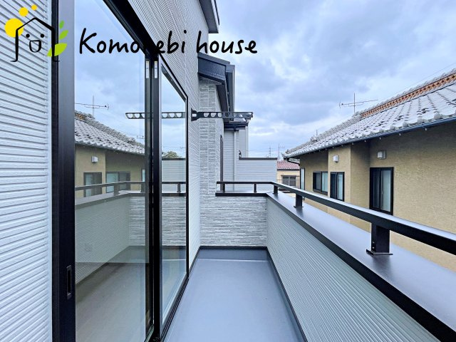 大宮堀の内３丁目　新築一戸建て　ヒルズ　Bのバルコニー|撮影10/14