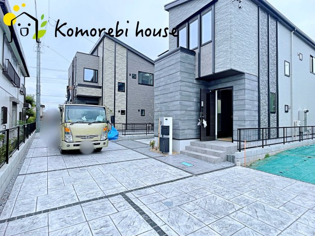 大宮堀の内３丁目　新築一戸建て　ヒルズ　Bの前面道路含む現地写真|撮影10/14