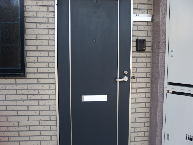 ハイステージ城山の玄関