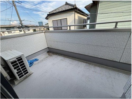 野田市山崎　中古戸建　平成30年築　のバルコニー
