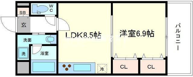 サザンパークスの間取り