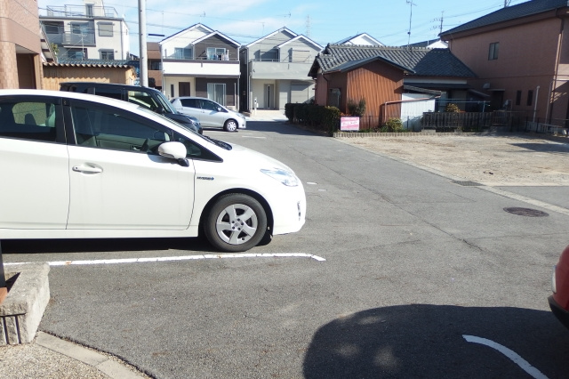 ブルーサンズロックの駐車場