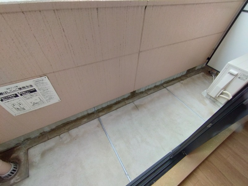 メゾン六名パークのバルコニー