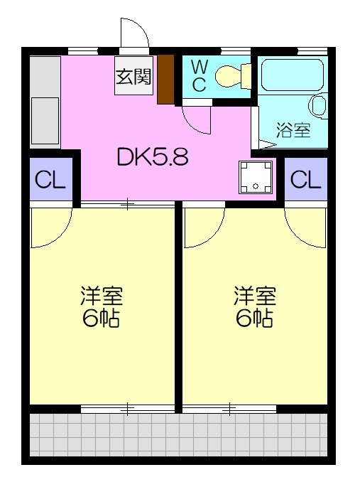 サンシティ栄Ａの間取り