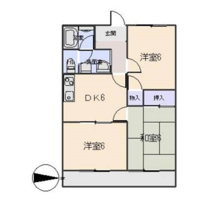 コーポ太田の間取り