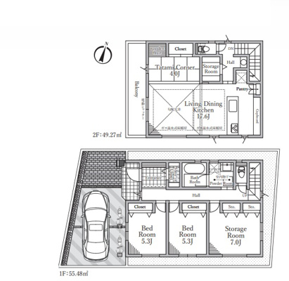 茅ヶ崎市東海岸南４丁目新築戸建　全２棟の画像