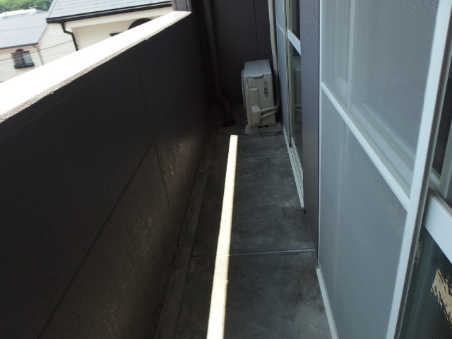 レスポワール太田のバルコニー