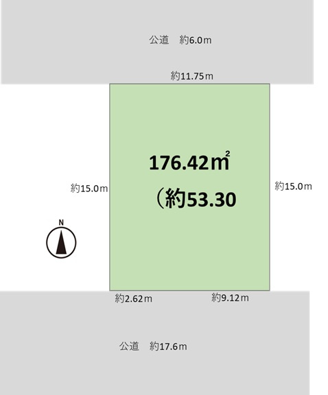 神戸市西区学園東町4丁目の土地図