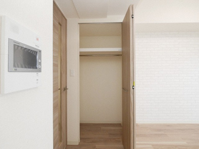 【収納】 | プレサンス THE TENNOJI 逢阪トゥルー | 収納のためのスペースです