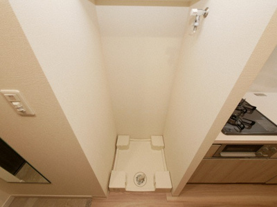 【設備】 | プレサンス THE TENNOJI 逢阪トゥルー | 洗濯機置き場です