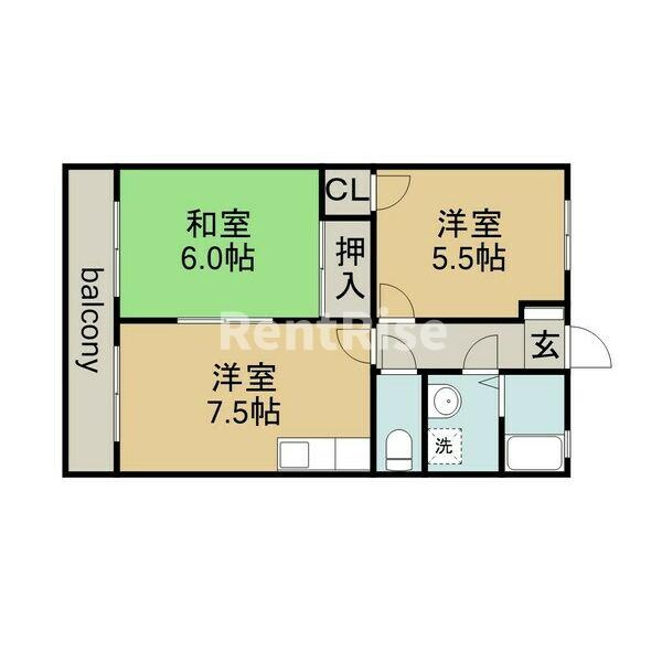 プロスパ六番街の間取り