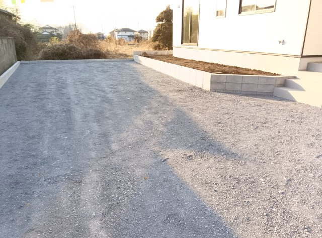 筑西市井上　第1　2号棟の駐車場|駐車場があります