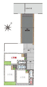 大宮堀の内３丁目　新築一戸建て　ヒルズ　Cの間取り|C号棟
