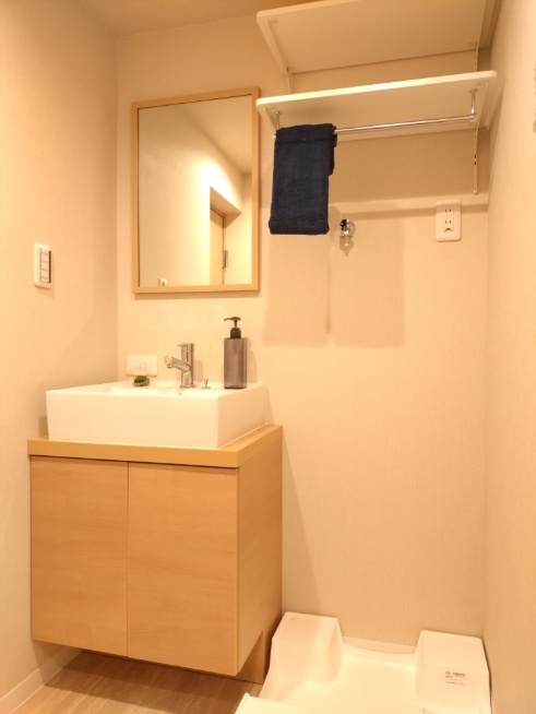 ローズハイツ芦屋の独立洗面台