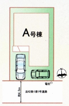 山陽「藤江」駅徒歩4分・南向き4LDK　藤が丘2丁目の区画図