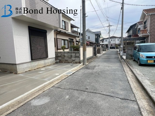 山陽「藤江」駅徒歩4分・南向き4LDK　藤が丘2丁目の前面道路含む現地写真