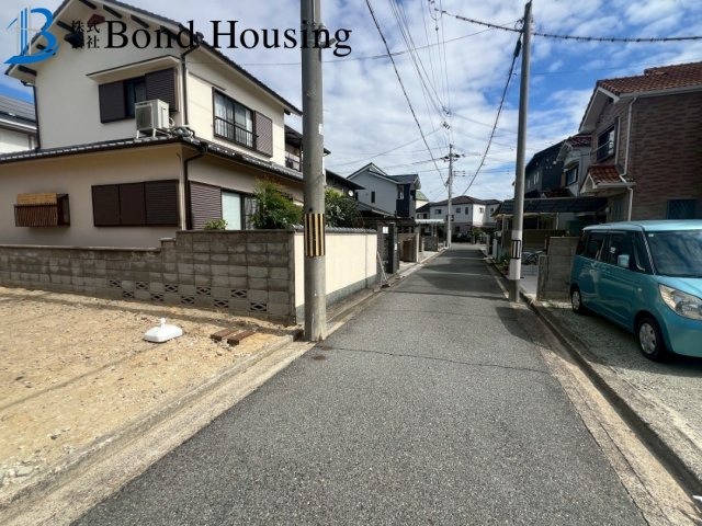 山陽「藤江」駅徒歩4分・南向き4LDK　藤が丘2丁目の前面道路含む現地写真