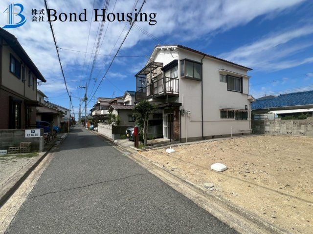 山陽「藤江」駅徒歩4分・南向き4LDK　藤が丘2丁目の前面道路含む現地写真