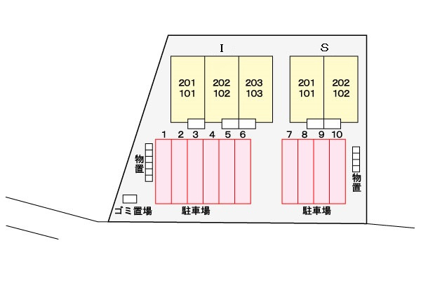 カルチェ・ド・モエ　Ｉの駐車場|駐車場