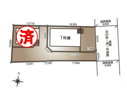 筑西市井上　第1　1号棟のキッチン|お料理しやすいキッチンです