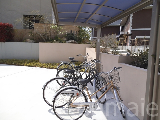 ソワーニュのその他共用部分|自転車置場です！！