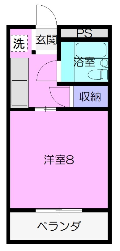 サンライズ深津の間取り