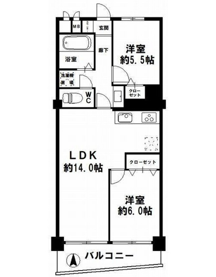 【間取り】 | キャピタル西長堀
