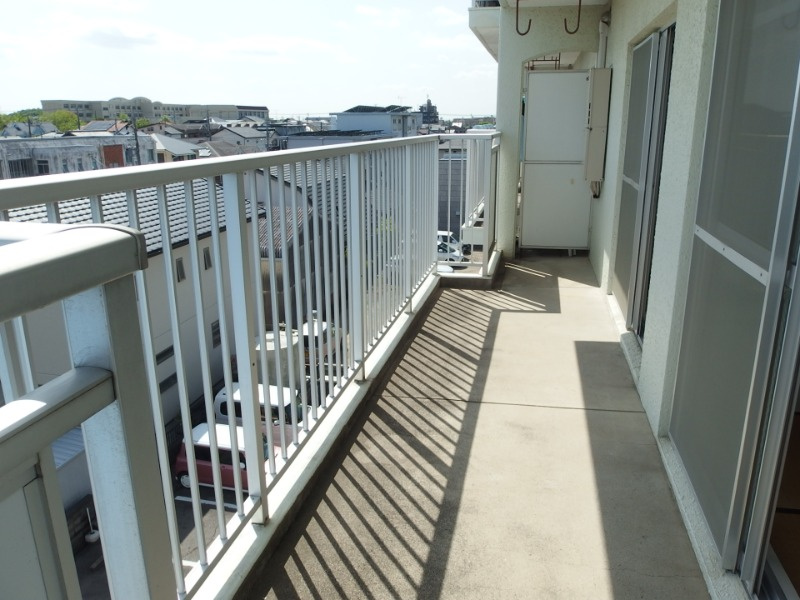 第２三浦ハイツのバルコニー