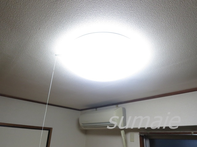 第二星野コーポの設備|照明とエアコン完備☆彡リビング☆彡